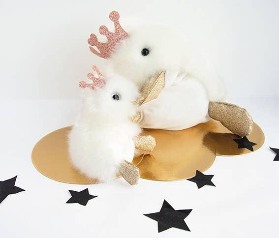11.8" Princesse Stuffed Animal Duck - Image 3