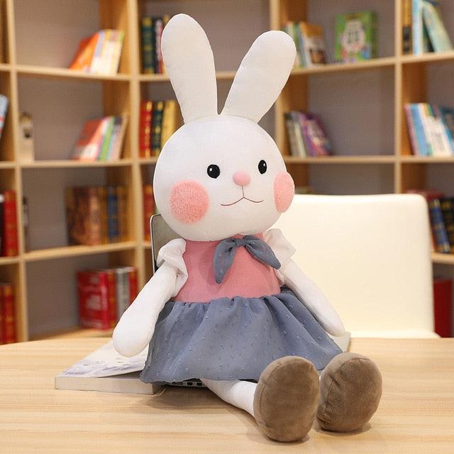 17.5" - 21.5"  Adorable Bunny Rabbit Plushy Toys with Clothes - Image 8