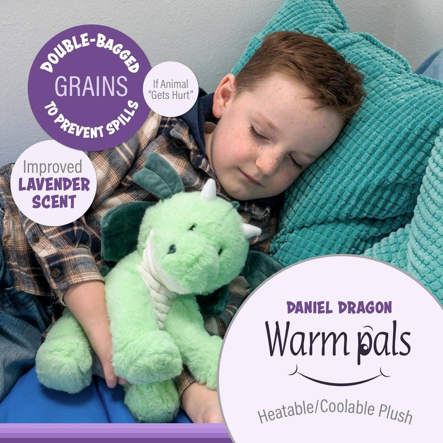 Daniel Dragon Warm Pal - Microwaveable, Lavender-Scented Plushies - Image 3