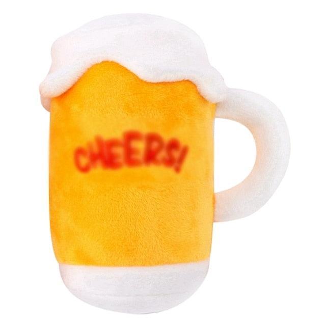 1pc Plush Squeaky Bite-Resistant Bone Dog Toy - Image 6