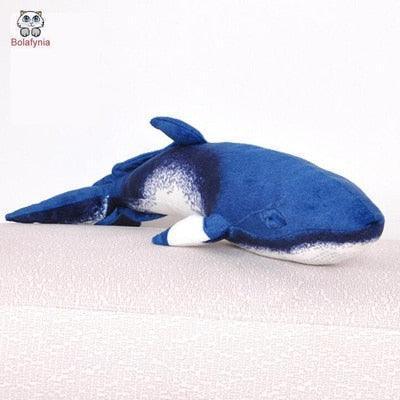 20" Beautiful Realistic Simulated Blue Whale Stuffed Animal Plush Toy - Image 4