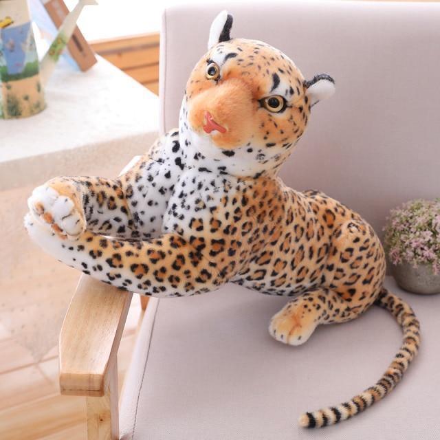 29" - 35" Huge Lifelike Tiger, Leopard Plush Toys, Stuffed Wild Animals - Image 6