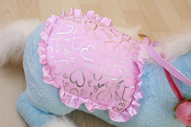 39" Large Majestic Unicorn Stuffed Animal Plush Doll with Saddle - Image 8