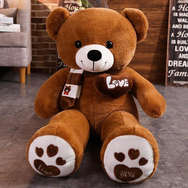 4 Colors Teddy Bear With Scarf Plush Toys - Image 3