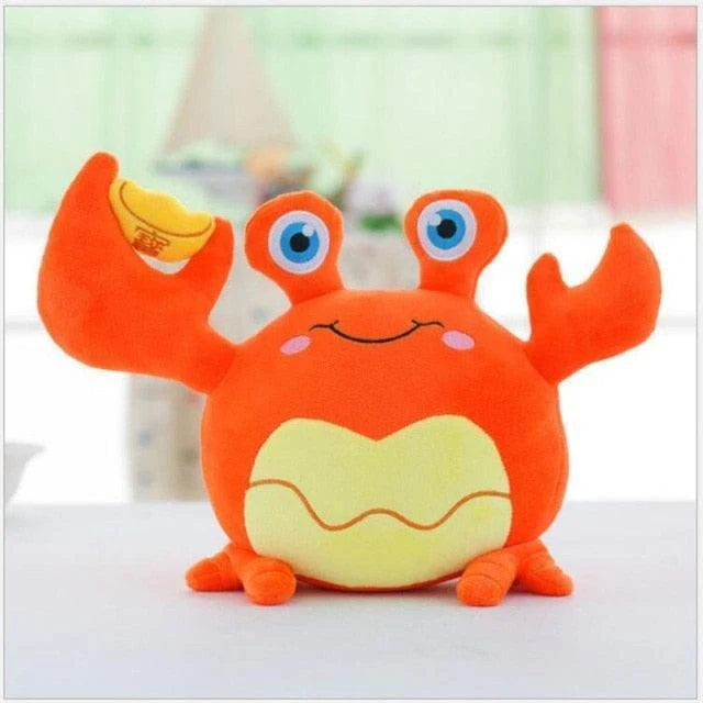 8" Cute Crab Plush Toys, Stuffed Animal Kids Crab Plush - Image 4
