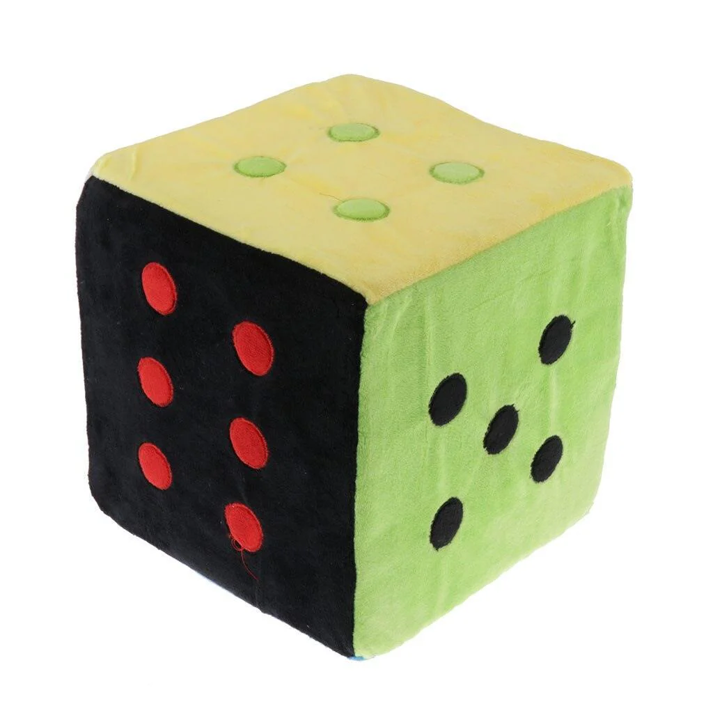 8"  6-Sided Plush Dice Plush - Image 5
