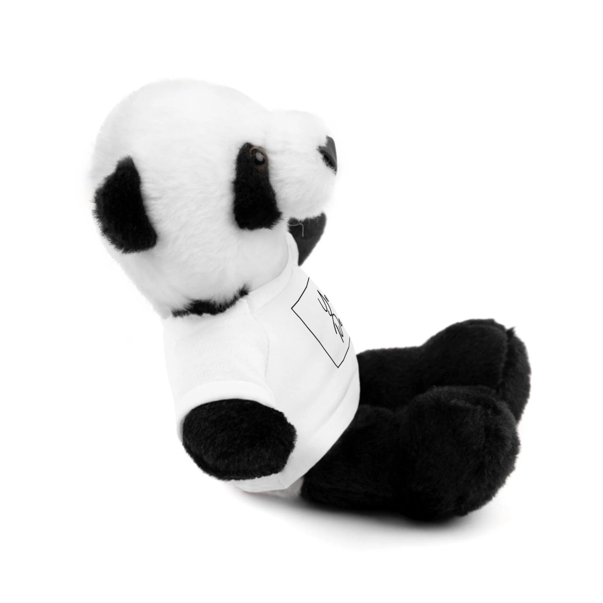 8" Panda Plush w/ Custom Tee - Image 3