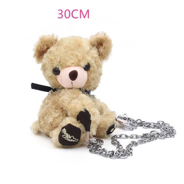 9-12" Cute Teddy Bear Plush Backpack - Image 2