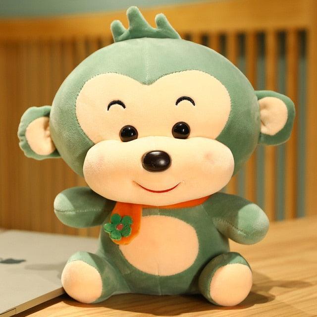 9" - 19.5" Cute Monkey Plush Toys with scarves - Image 2