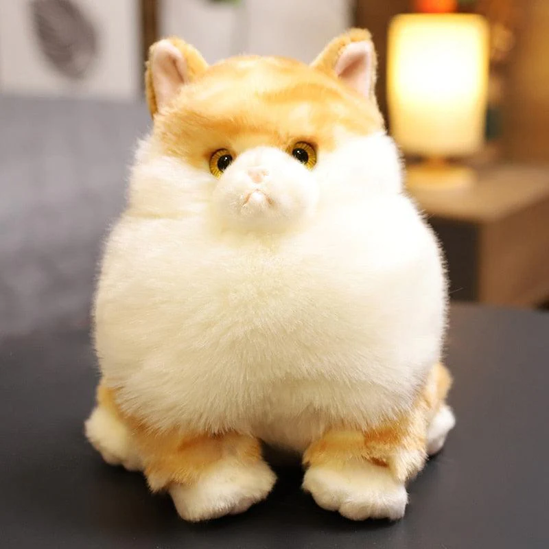 Adorable Fuzzy Mane Kitty Cat Stuffed Animals - Image 4