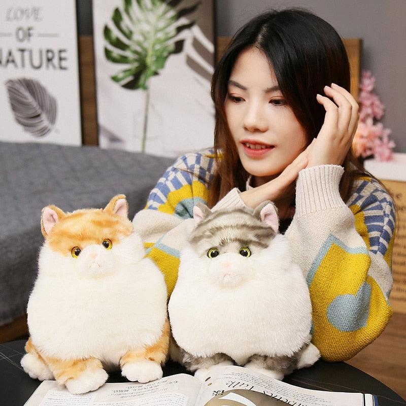 Adorable Fuzzy Mane Kitty Cat Stuffed Animals - Image 6