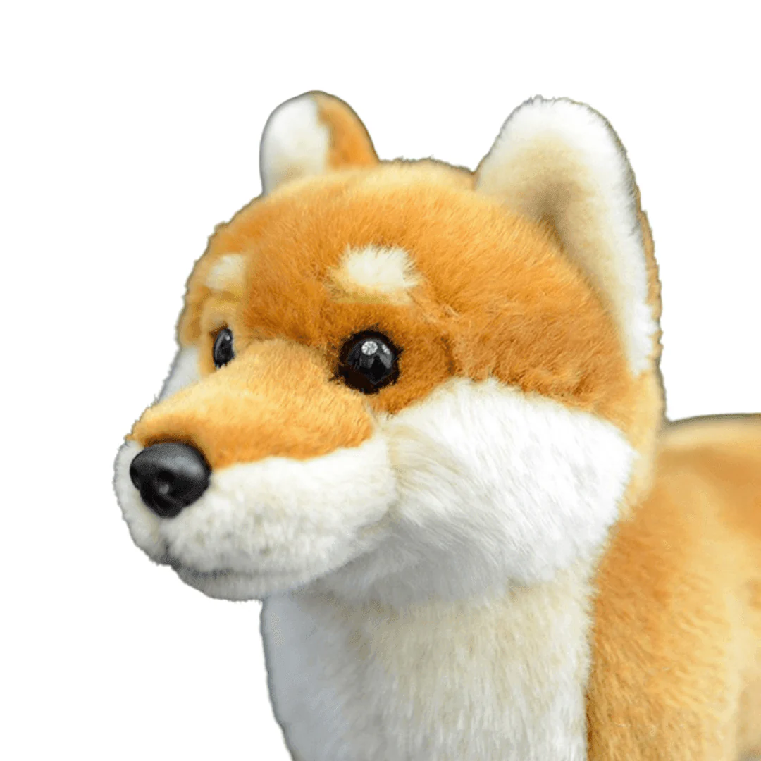 Adorable Lifelike Japanese Shiba Inu Plushie - Image 2