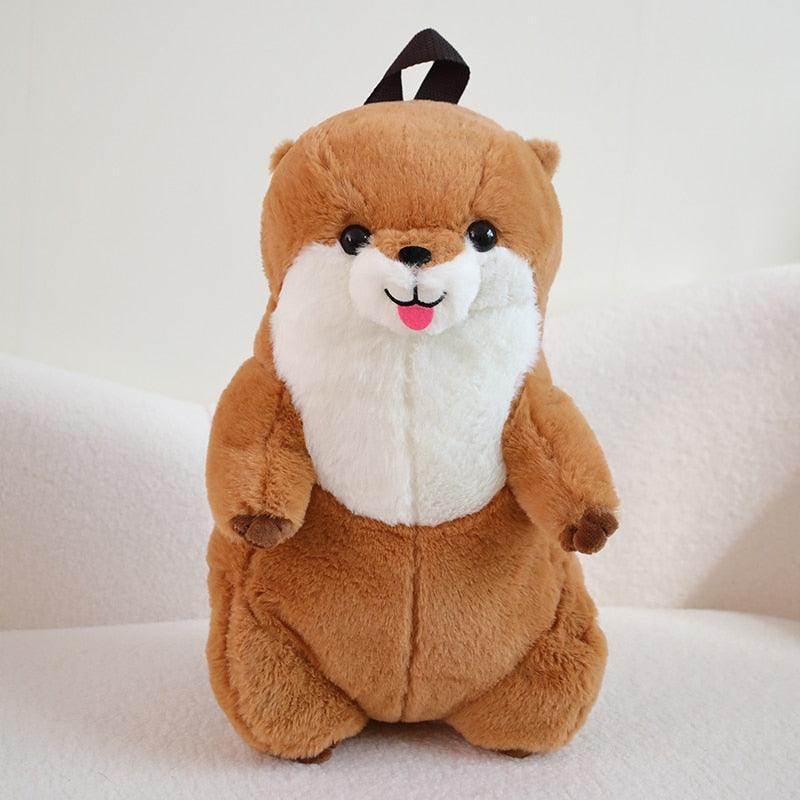 Adorable Plush Otter Backpack - Image 3