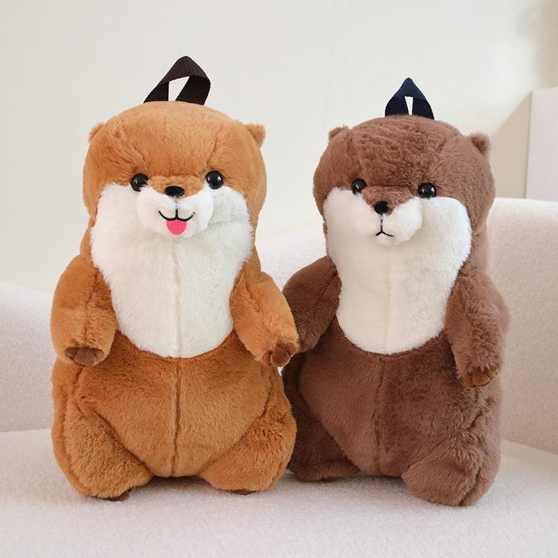 Adorable Plush Otter Backpack - Image 5