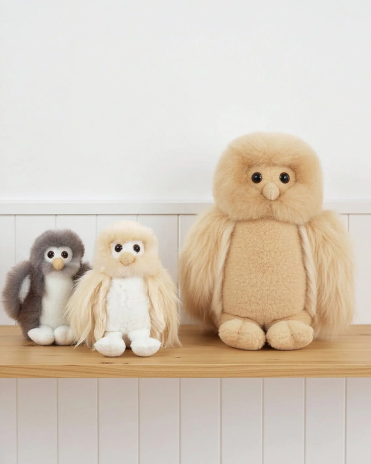 Alpaca Stuffed Animal - Owl - Small 8" - Image 3