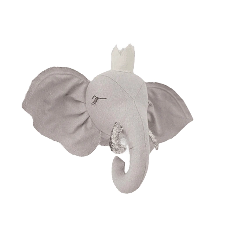 Nordic Style Stuffed Animal Heads Wall Mounts