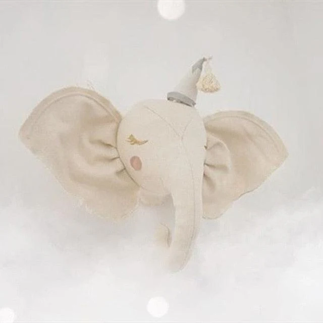 Nordic Style Stuffed Animal Heads Wall Mounts - Image 10