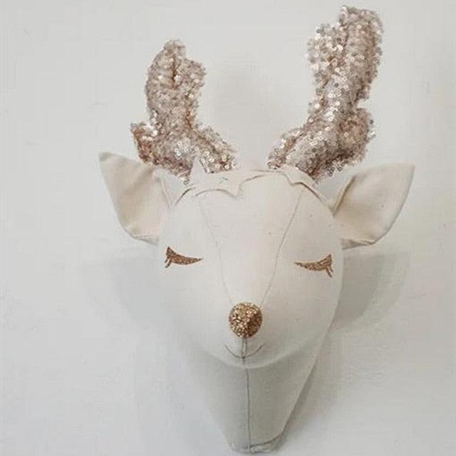Nordic Style Stuffed Animal Heads Wall Mounts - Image 8
