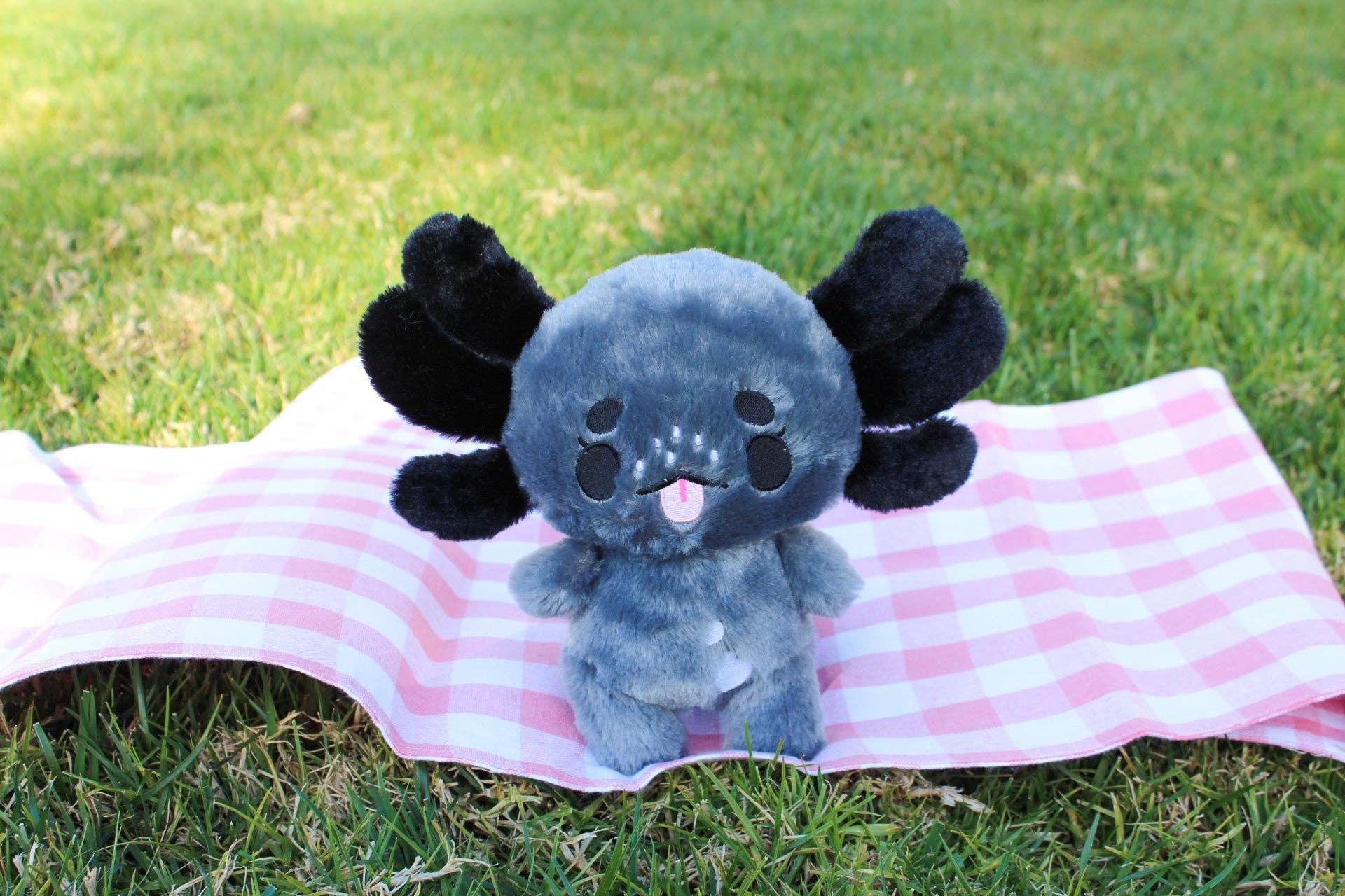Basura Gang - Pebbles the Black Axolotl Plushie - Image 5