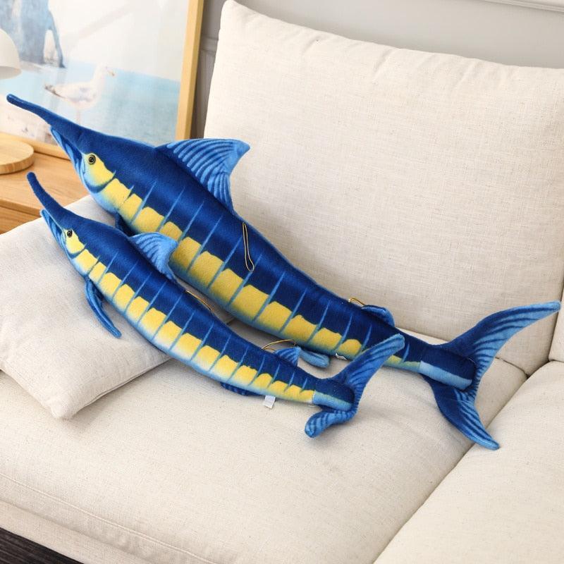 Big Blue Marin Realistic Plush Pillows - Image 3