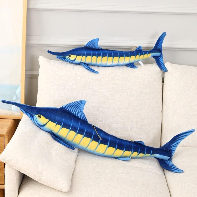 Big Blue Marin Realistic Plush Pillows - Image 8