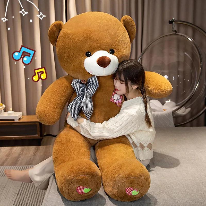 Big Brown Cuddly Bear Plush Toy - Image 2