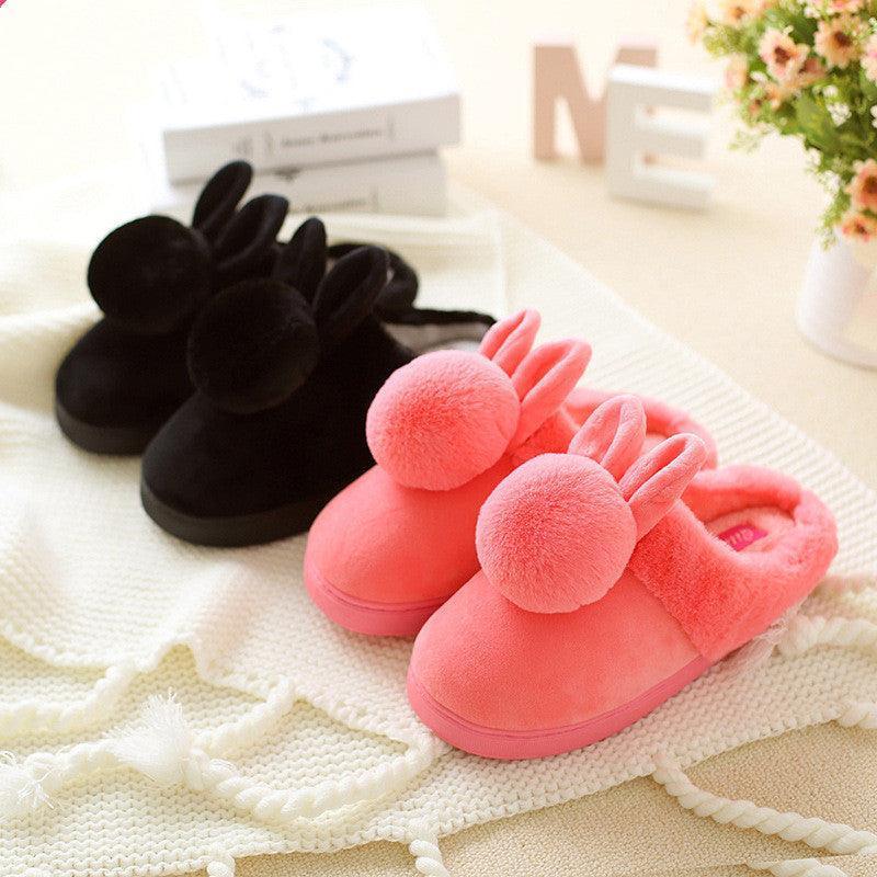 Bunny Rabbit Plush Animal Slippers - Image 2