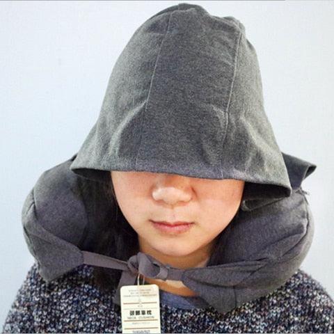 Comfort Hoodie Neck Travel Pillow - Image 2