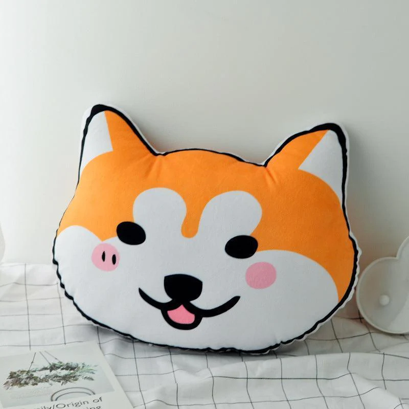 Corgi, Shiba Inu, Husky, Schnauzer Dog Plush Pillows - Image 7