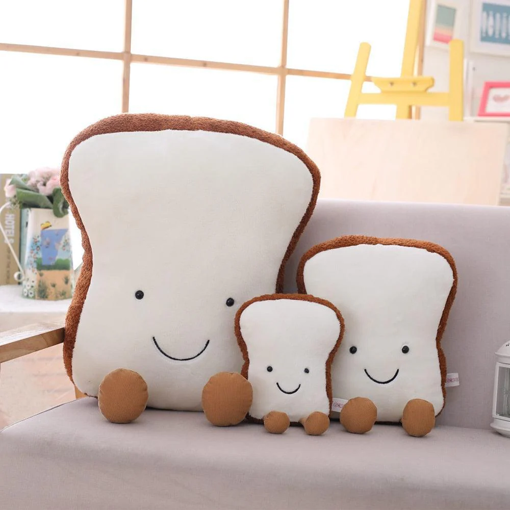 Creative Cartoon Bread Shaped Plushie Dolls - Image 2