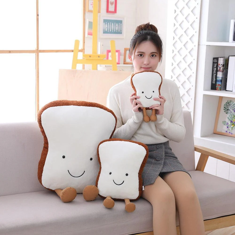 Creative Cartoon Bread Shaped Plushie Dolls - Image 4