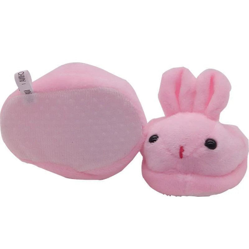 Creative Cute Children's Doll Plush Bunny Slippers - Image 2