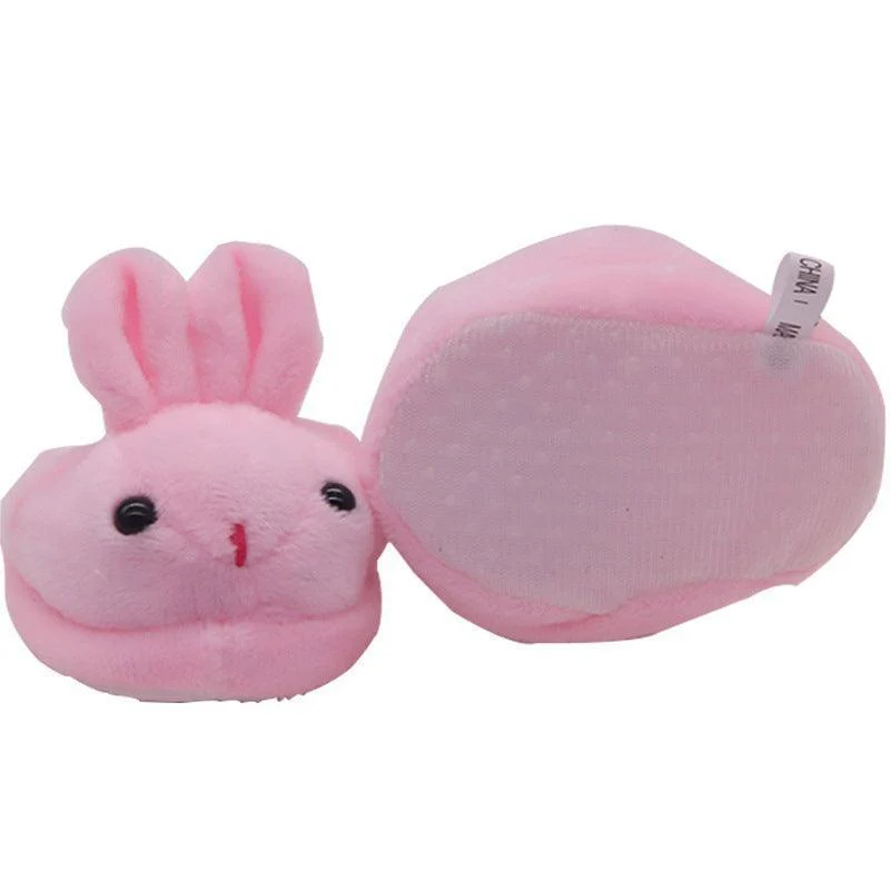 Creative Cute Children's Doll Plush Bunny Slippers - Image 4