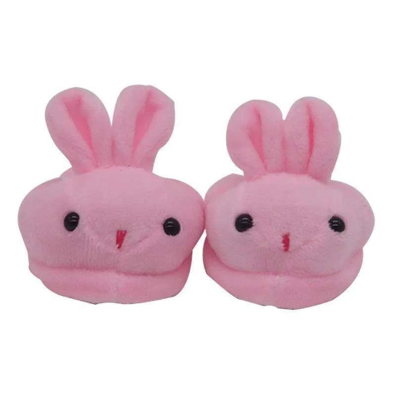 Creative Cute Children's Doll Plush Bunny Slippers - Image 5