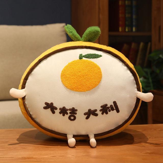 Creative Persimmon Plush Pillows - Image 5