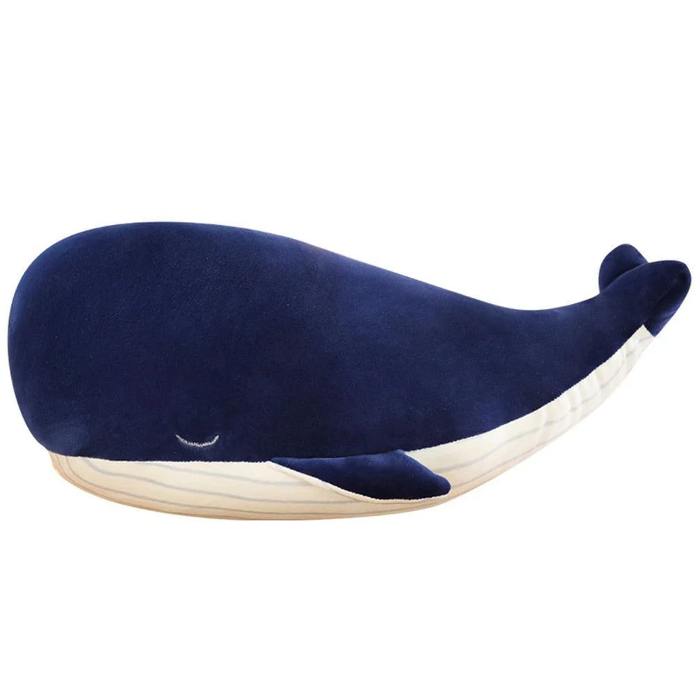 Cuddly Dark Blue Whale Animal Stuffed Plush Toy, Huggable & Ultra Soft Animal Plushie - Image 2