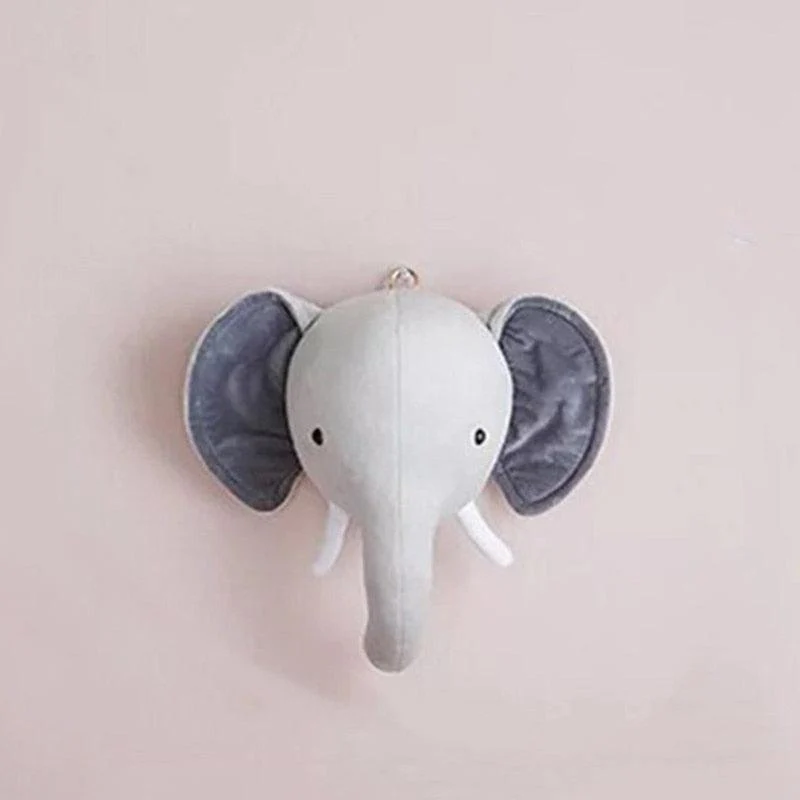 Faux Animal Trophy Heads Bedroom Decor - Image 3