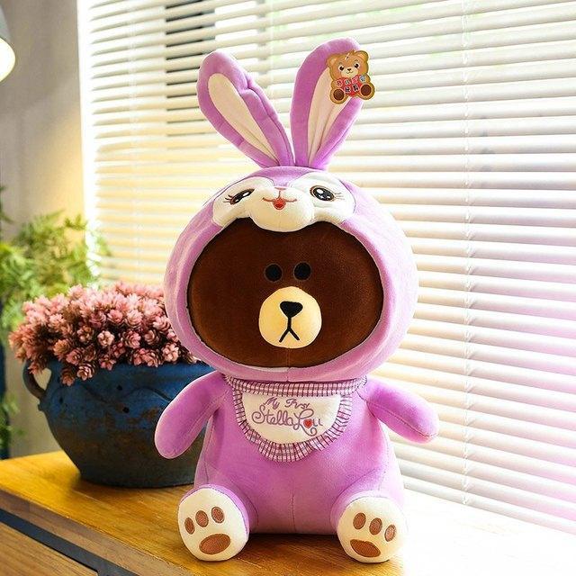 Cute Bear Transform Animals Plush Toy - Image 4