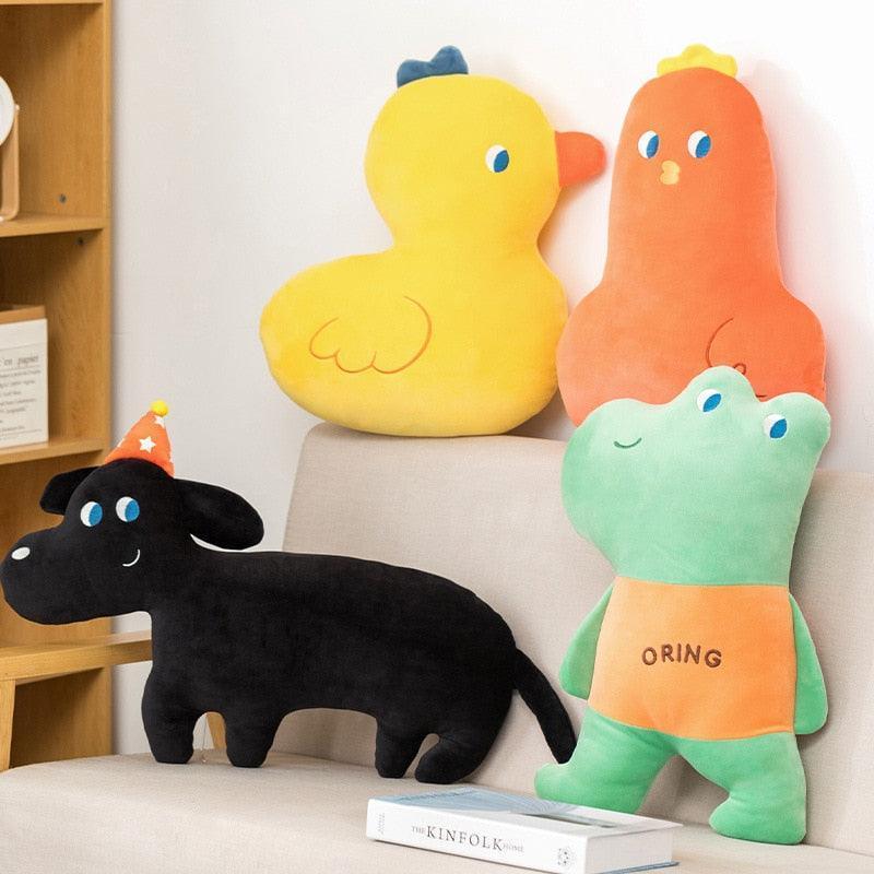 Cute Bending Lifelike Animals Throw Pillow - Image 5