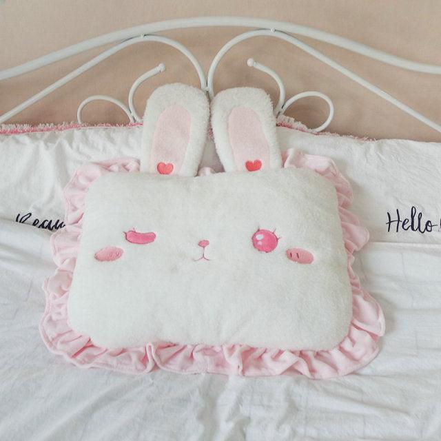 Cute Bunny Rabbit Pillow - Image 3