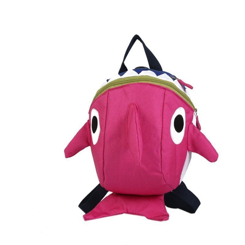 Cute Cartoon Shark Backpack