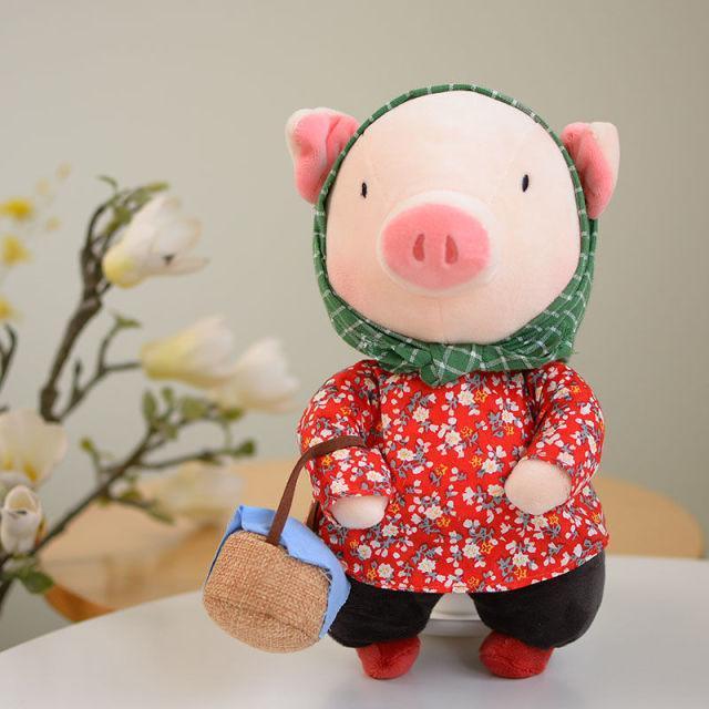 Cute Dressed Up Pig Plushies - Image 5