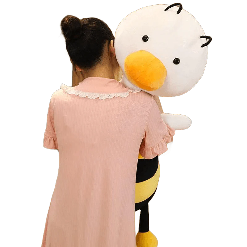 Cute Duck Dressed as a Bee Plushie