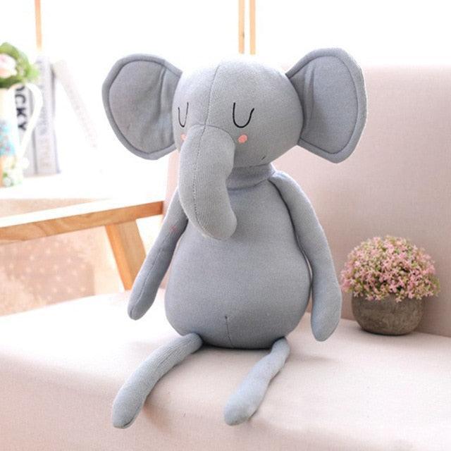Cute Elephant Rabbit Pillows for Baby Girl Soft Stuffed Animal - Image 7