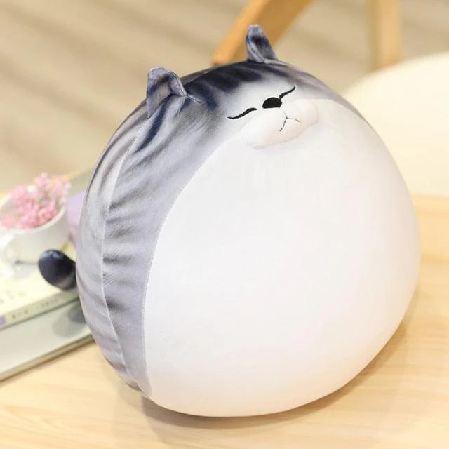 Cute Fat Cat Pillow Stuffed Animals - Image 3