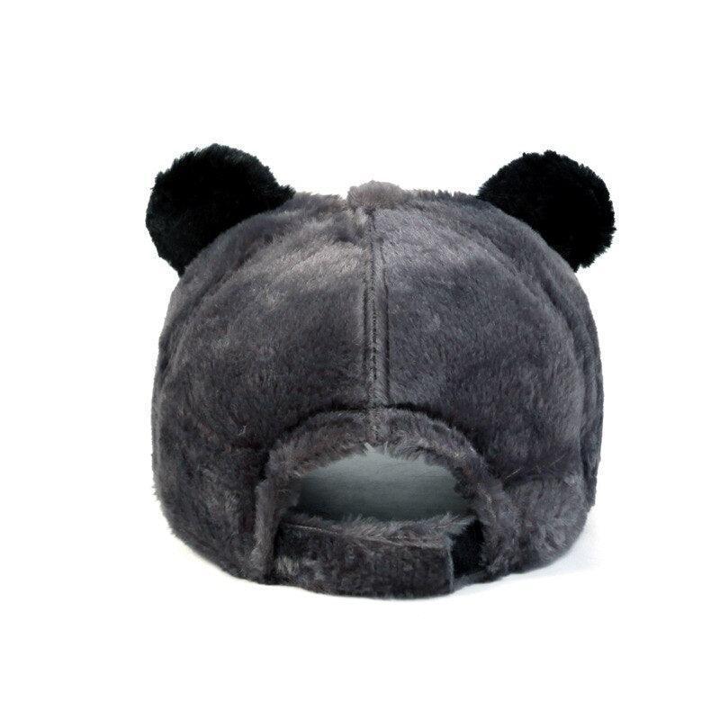 Cute Fuzzy Panda Hat Plushy - Image 5