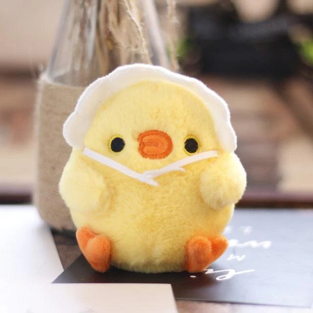 Cute Little Yellow Chicken Keychains - Image 4