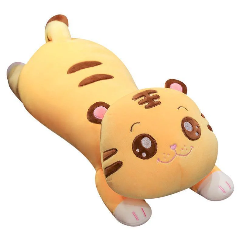 Cute Lying Tiger Pillow Plush