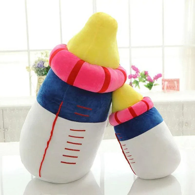 Cute Milk Bottle Plush Pillow
