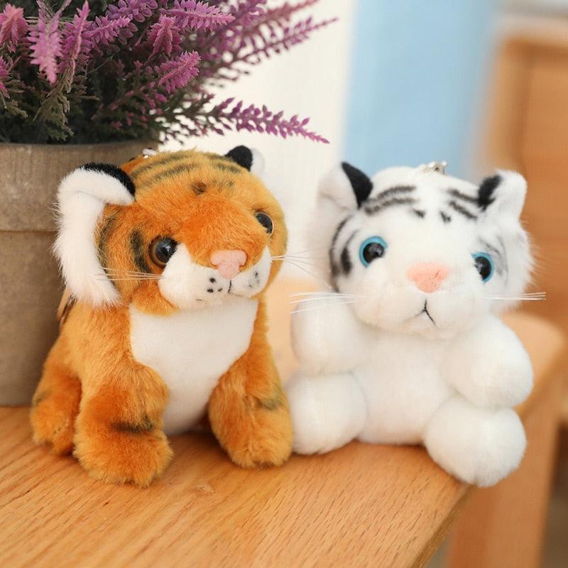 Cute Plush Tiger Keychains - Image 2